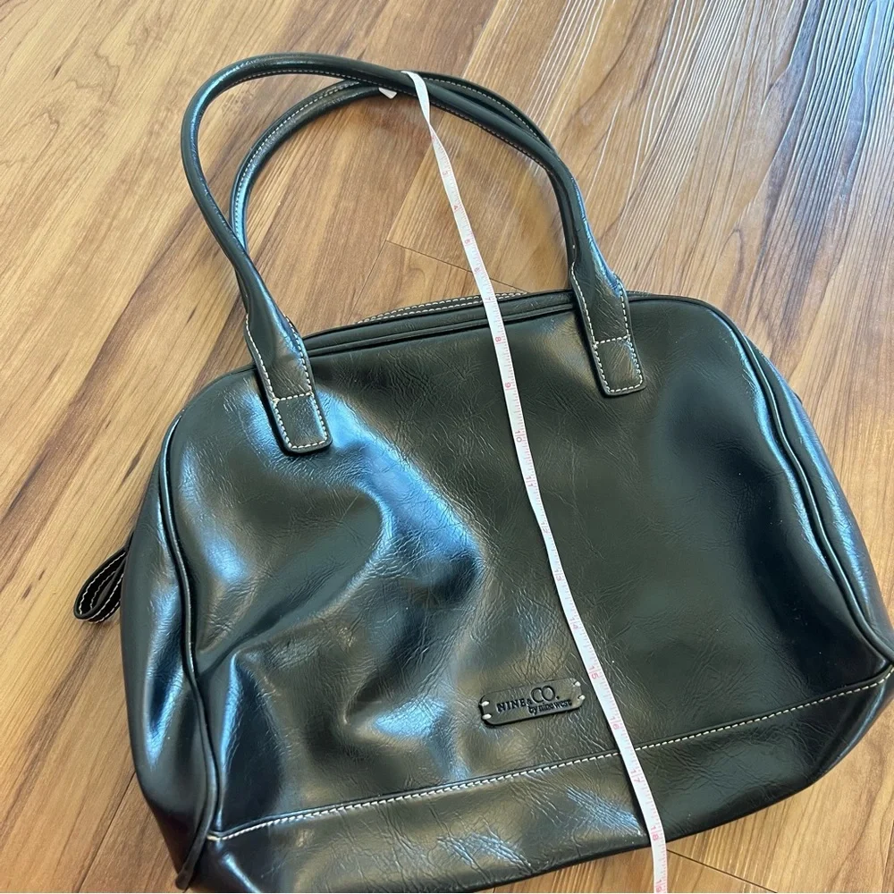 Nine West Black Leather Handbag Purse